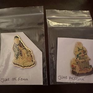 June McKenna Christmas Pins
